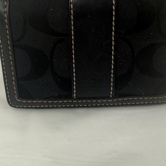 Vintage Coach Black Leatherwear credit card Wallet - Picture 3 of 11